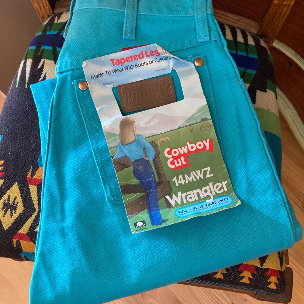 Wrangler Cowboy Cut Teal Jeans